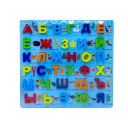 Деревянный Сортер-Алфавит.29,5*29,5 см.1/100.Арт.1902-4