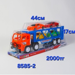 Автовоз инерционный с машинками (4 шт.) 44*17см Арт8585-2