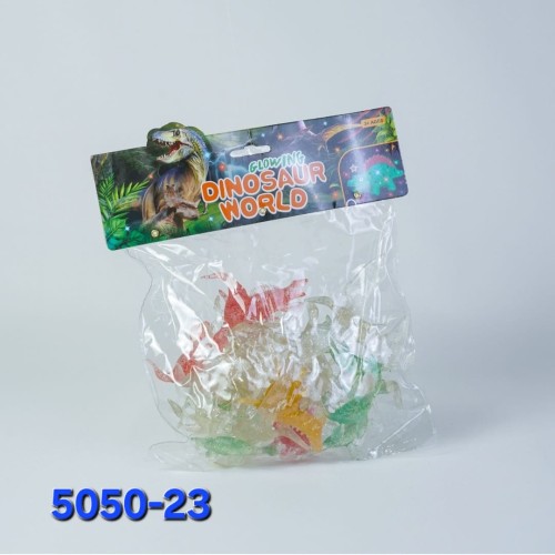 Набор игрушек "Динозавры" светящиеся в темноте 20*18см, 24шт в упаковке, Арт5050-23