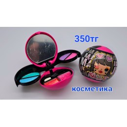 Набор детской декоративной косметики для девочек в шаре "Shining makeup" , 7см Арт 0006