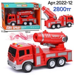 Машинка Oubaoloon "Spray Truck", на батарейках, 32*22см, Арт 2022-12