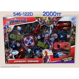 Набор игрушечный транспорт супергерои, Арт 546-122D