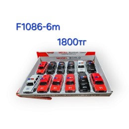 Машинки ДПС металлические со светом и звуком, Арт F1086-6m