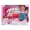 Кукла с гардеробом многофункц."Baby Toby".Разобранная.Рост 40 см.55.5*41*14 см.1/12.Арт.R30800-7B