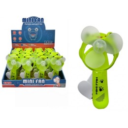 Вентилятор ручной "Frog Mini Fun".12 см.1 упак.*24 штуки.Цена за упаковку.1/36 упак.Арт.1188-129