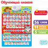 Интерактивный плакат 2-х язычный "Мой первый Алфавит".60*40 см.1/36.Арт.KD262А