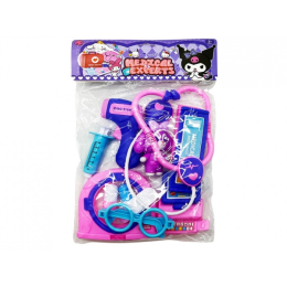 Набор доктора "Kuromi" на 11 предметов в пакете.23*33.5 см.1/120.Арт.999B-9