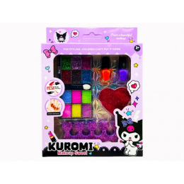 Набор косметики  "Kuromi" с тенями и блеском.21,5*16*3 см.1/288.Арт.764-1C