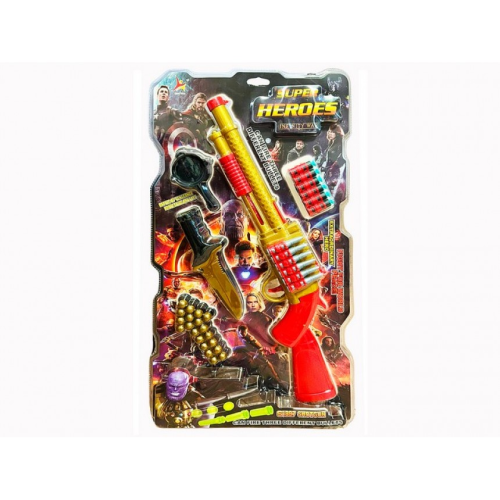 Набор оружия "Super Heroes" в ассортименте на планшете.62*32.5 см.1/48.Арт.3328-17ABC