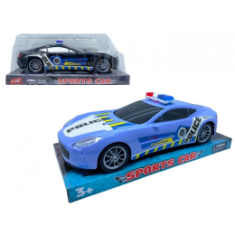 Машина инерционная  "Aston Martin ONE77 Police" под колпаком.25*10*8 см.1/72.Арт.123-213