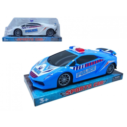 Машина инерционная  "Lamborghini Sesto Elemento Police" под колпаком.25*10*8 см.1/72.Арт.123-221