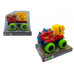 Машина инерционная  "Dinosaur Truck" под колпаком.4 вида.12*9*10 см.1/288.Арт.A3661