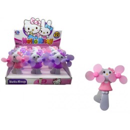 Вентилятор ручной "Hello Kitty".18*15 см.1 упак.*12 штук.Цена за упаковку.1/12 упак.Арт.SQ1128