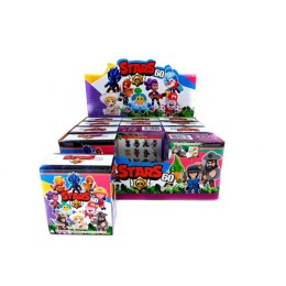 Герои "Brawl Stars 60 Series" в коробке одиночные.1 уп*12 шт.Цена за уп.22*16*8 см.1/96.Арт.200950M