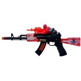 Автомат музыкальный "AK-47 Spider-Man" на батарейках .47.5*20 см.1/72.Арт.6694-5