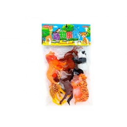 Набор животных диких из 6 штук в пакете.18*24 см.1/104.Арт.3329