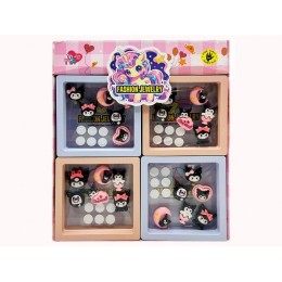 Набор фигурок "Kuromi" из 6-ти штук.9*9 см.1 упак*12 штук.Цена за упаковку.1/48 упак.Арт.LD6801-2