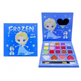 Палетка-книжка "Frozen" с тенями и с блеском для губ.15 оттенков.13,5*13,5 см.1/288.Арт.IG2936