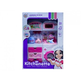 Кухонная мебель с техникой музыкальная.31.5*22.5*9.5 см.1/48.Арт.V109