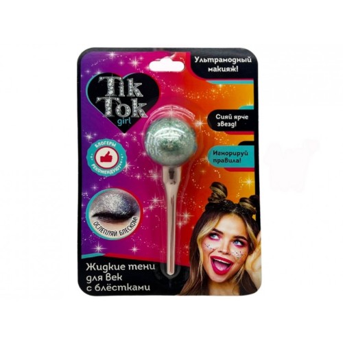 -Детские тени для век с блеском "Tik Tok Girl-Чупа-чупс".Объём 11,5 мл.1/288.Арт.ESL61582