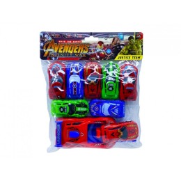 Набор машинок "Avengers" из 8-ми  штук с пусковым механизмом.24*22 см.1/252.Арт.9311-198A