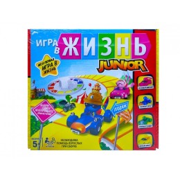 Игра настольная "Жизнь Junior".27*27*5 см.1/72.Арт.5221R