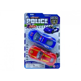 Набор инерционных машинок "Police Supercars" из 2-х штук на планшете.21.5*13.5 см.1/540.Арт.350-2