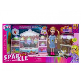Кукла "Bella Sparkle" с киоском для мороженого.35,5*17,5*8 см.1/36.Арт.7022