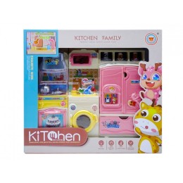 Кухонная мебель с техникой музыкальная.37,5*34*9 см.1/24.Арт.C06