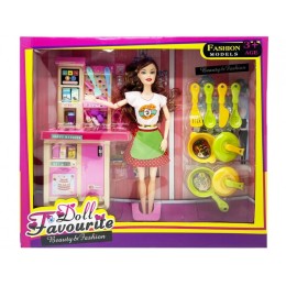 Куклы "My Favorite Doll" с мебелью и кухонными принадлежностями.38*33*6,5 см.1/80.Арт.3316D1