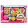 Набор продуктов с мини печкой и рисоваркой.40*27,5*10 см.1/24.Арт.996-5