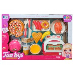 Набор продуктов с мини печкой и рисоваркой.40*27,5*10 см.1/24.Арт.996-5