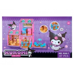 Домик "Kuromi" с мебелью.87 предметов.37.5*23*7.5 см.1/36.Арт.KLM-7
