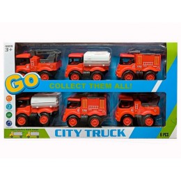 Набор машинок "Пожарная техника" из 6-ти штук в коробке.37*20,5*6 см.1/60.Арт.YM-K38
