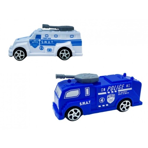 Машина иннерционная "SWAT Police" одиночная в пакете.9*3*4 см.1/1440.Арт.266