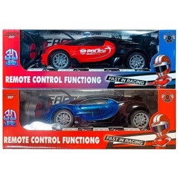 Машина радиоуправляемая "Bugatti Chiron" с 3D эффектом.29*13*10 см.1/72.Арт.555D-1/3