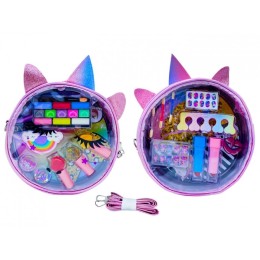 Косметика натуральная в сумке "Princess Unicorn" 2в1.Диаметр 19,5 см.Высота 6,5 см.1/72.Арт.LD6052