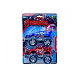 Машинки "Avengers" в наборе из 2-х штук на планшете.20*28*9 см.1/96.Арт.154-2