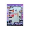 Кухонная мебель "Kuromi".Холодильник с посудомойкой.35*26,5*8,5 см.1/30.Арт.8921M-4