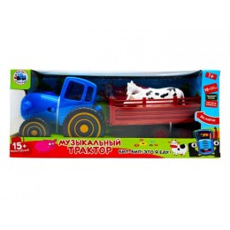Машина музыкальная "Синий Трактор-Животновоз".30,5*13*10 см.1/72.Арт.PG1800-E