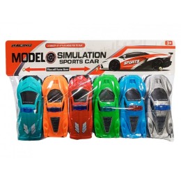 Набор машинок "Police Sport Car" из 6-ти штук в пакете.35*20 см.1/150.Арт.YM-C21