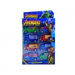 Набор машинок пластмассовых "Avengers" из 8-ми штук.25,5*17,5*4 см.1/240.Арт.757-16A