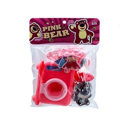 Набор "Pink Bear" со стиральной машиной в пакете.27*21 см.1/168.Арт.303-7