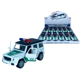 Металлические модельки "G-class Police".1 упак.*12 штук.Цена за упак.12*5*5 см.1/18 уп.Арт.F1113-4