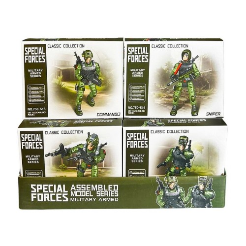 Конструктор "Special Force".4 вида.1 упак*12 штук.14.5*10.5*2.5 см.Цена за уп.1/36 упак.Арт.750-516