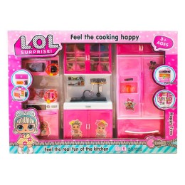 Кухонная мебель "LOL" с техникой музыкальная.45*35*9,5 см.1/18.Арт.8922D-1