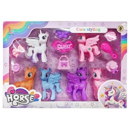 Набор "My Little Pony" из 6-ти штук с аксессуарами.36*24,5*6,5 см.1/48.Арт.LK1606