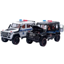 Модели металлические "Mercedes G500 Police".Масштаб 1:22.1 уп*6 штук.29*15*14.5 см.1/36.Арт.HCL-608A