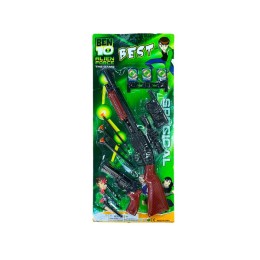 Набор оружия "BEN 10" с винчестером и пистолетом.68*29 см.1/48.Арт.888-805