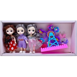 Куклы "Lolly Sweet в подарочном наборе из 3-х штук с каруселью.1/60 уп.Арт.0031P
